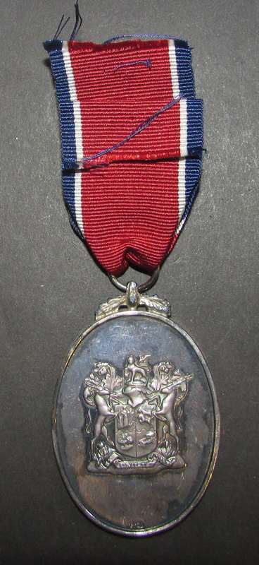 SADF - Full Size John Chard Decorations ( Silver with Ribbon Device )