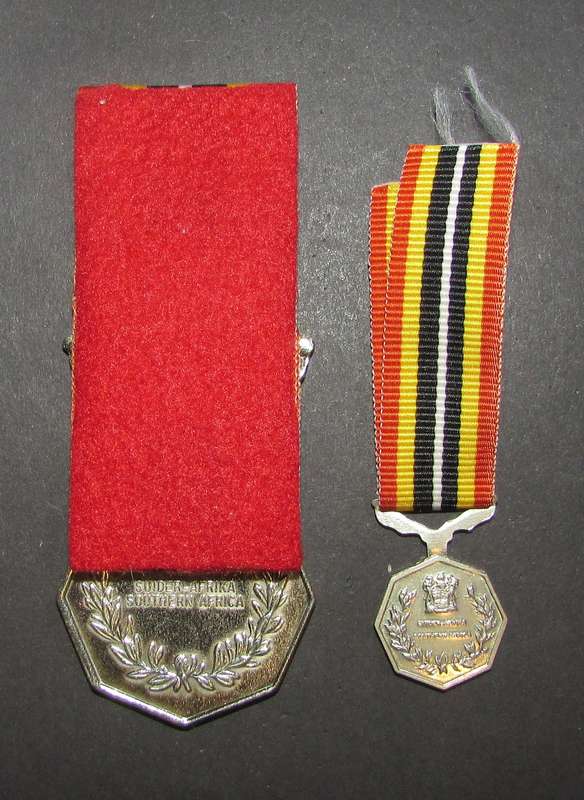 SADF - Full Size with Miniature Southern Africa Medals