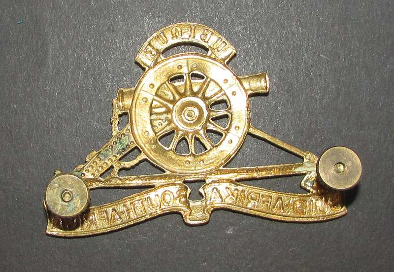 SADF - Artillery Cap Badge