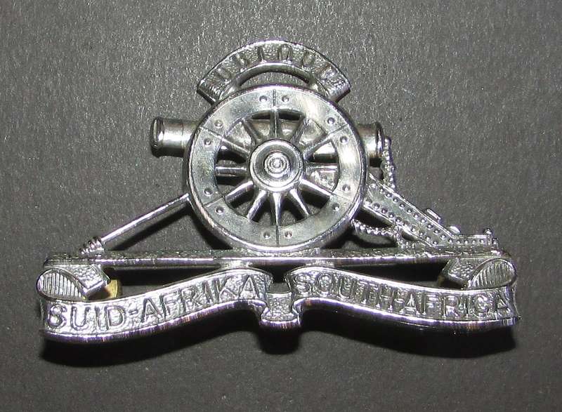 SADF - Artillery Cap Badge