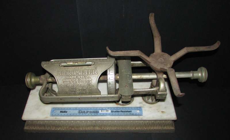 Vintage "The Micrometer Scale" by the Dodge Scale Company - Huge Piece