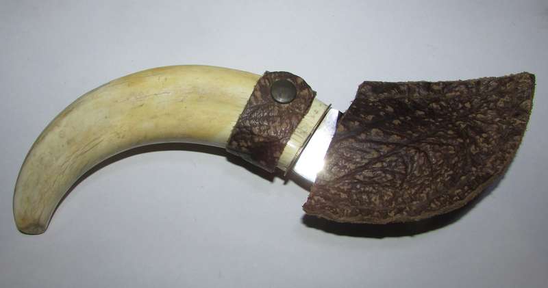 Custome Made Dagger with Warthog Tusk Handle - Gerrie PJ