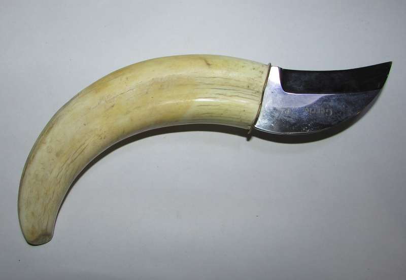 Custome Made Dagger with Warthog Tusk Handle - Gerrie PJ