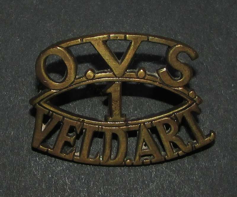 SADF - 1 OVS Veld Art Shoulder Title