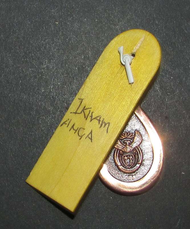 South African Cival Award : Miniature "The Order of Ikhamga"