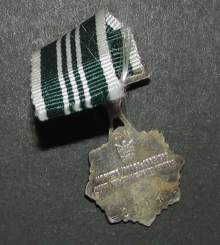 South African Prison Service Miniature Medal ( Sterling )