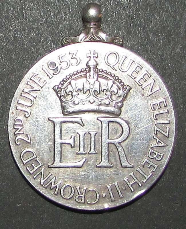 Great Britain Medal 1953 Queen Elizabeth II - Sterling Silver ( 24 Grams )