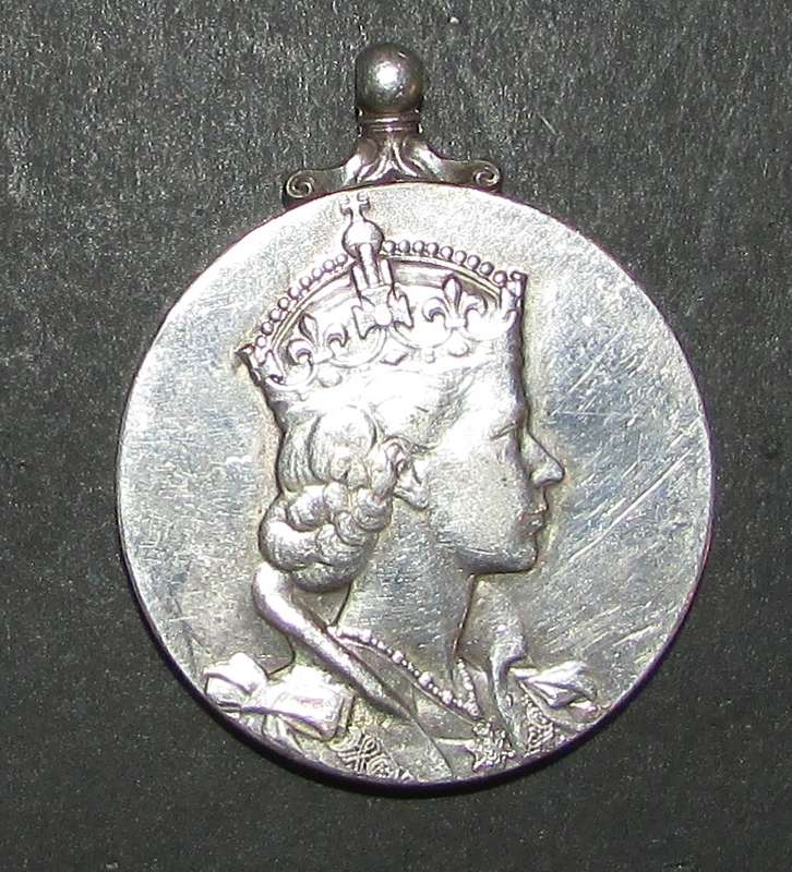 Great Britain Medal 1953 Queen Elizabeth II - Sterling Silver ( 24 Grams )