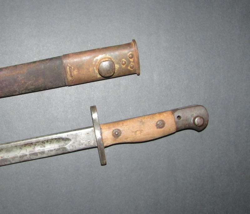 Complete British Pattern 1907 Bayonet with Scabbard
