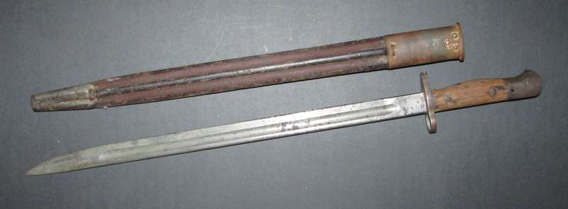 Complete British Pattern 1907 Bayonet with Scabbard