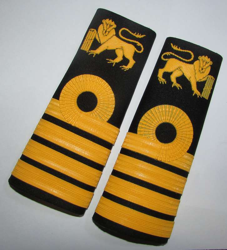 SADF - Navy Captain Slip on Ranks
