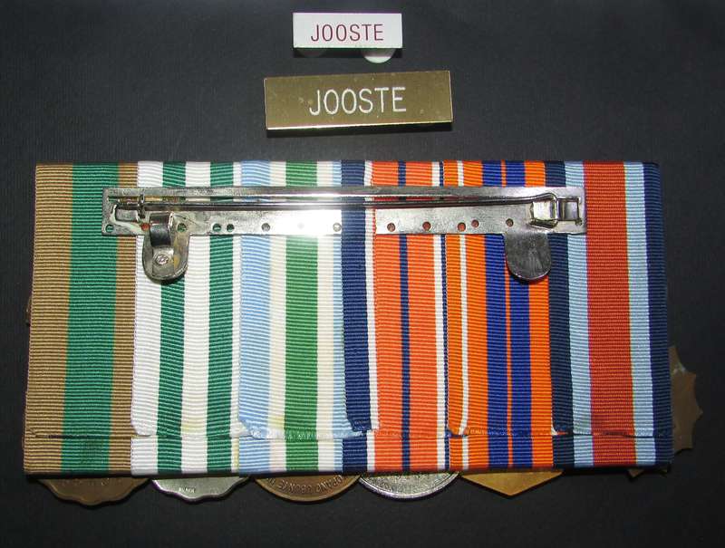 SADF - Full Size 20 Year Good Service Court Mounted Medal Group "Jooste"