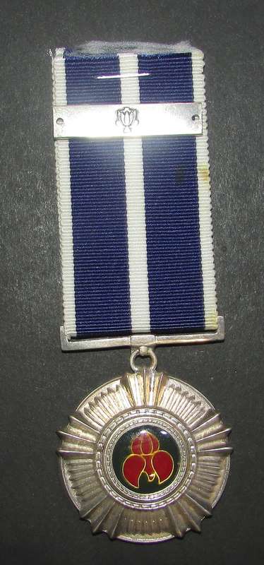 SADF - Full Size Pro Merito with Bar - Numbered 1606 - ( Sterling Silver )