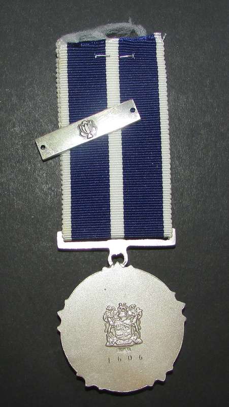 SADF - Full Size Pro Merito with Bar - Numbered 1606 - ( Sterling Silver )