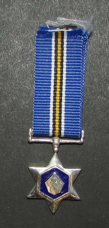 SANDF - Miniature Silver Protea Decoration - ( Sterling Silver )