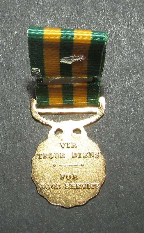 SADF - Miniature 30 Year Good Service Medal
