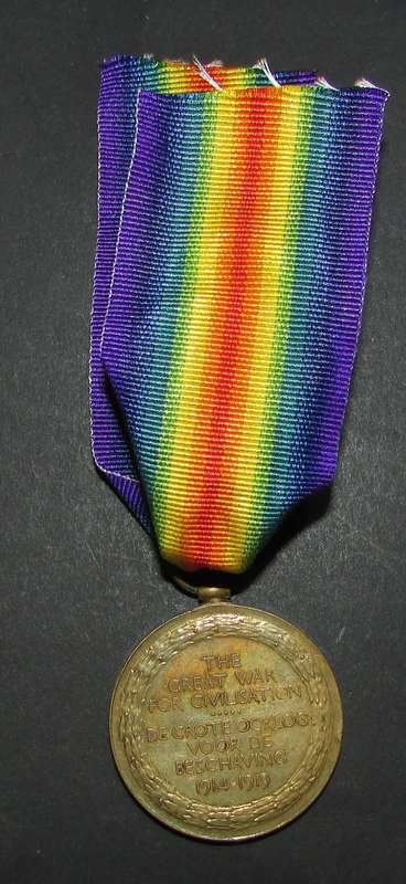 Full Size World War One Victory Medal:PTE H.C Dunn 1st SAI