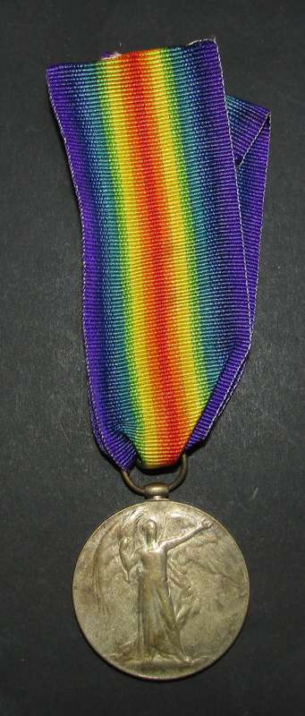 Full Size World War One Victory Medal:DVR J Johnson C.A.H.T.C