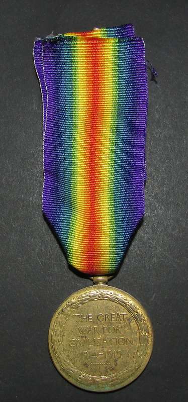 Full Size World War One Victory Medal:2009 GNR A.W.Lynn R.A