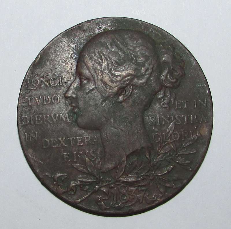 1897 Diamond Jubilee Medallion - Queen Victoria (Large Bronze)