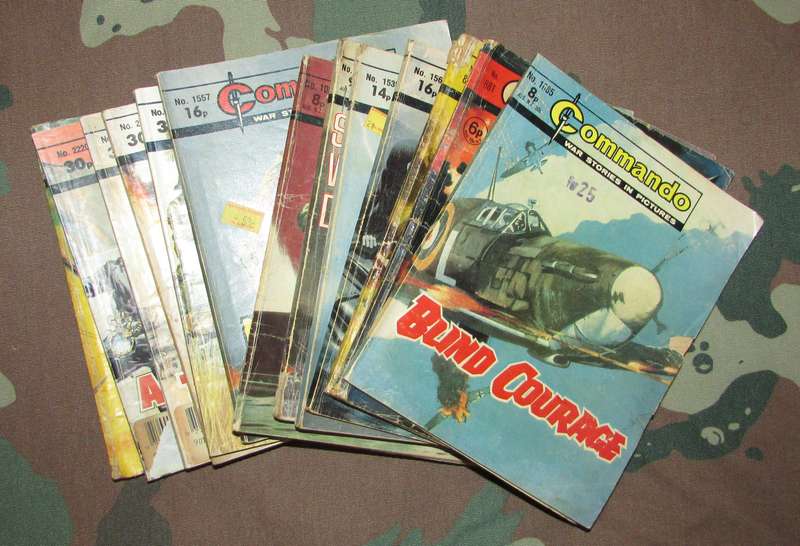 Collection of Commando Comic Books