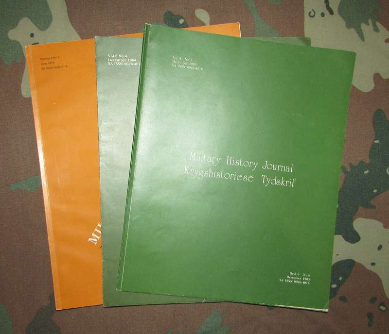 Lot of 3 Military History Journals