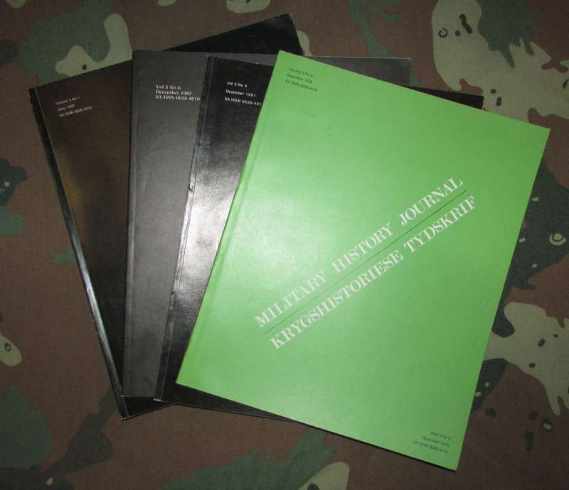 Lot of 4 Military History Journals