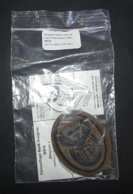 SANDF - Warrant Officer Ranks