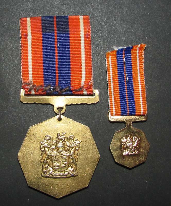 SADF - Full Size Pro Patria with Miniature