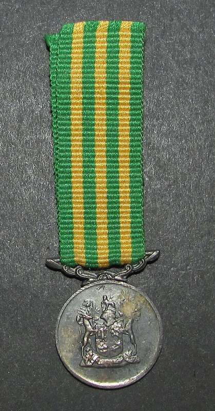 SADF - Miniature Danie Theron Medal ( Silver )