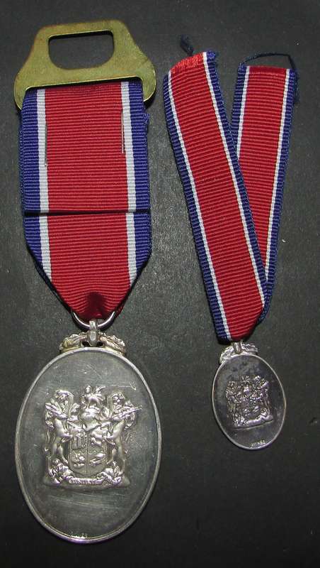 SADF - Full Size plus Miniature John Chard Decorations ( Silver )