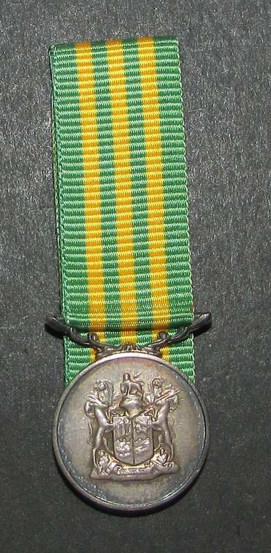 SADF - Miniature Danie Theron Medal ( Silver )