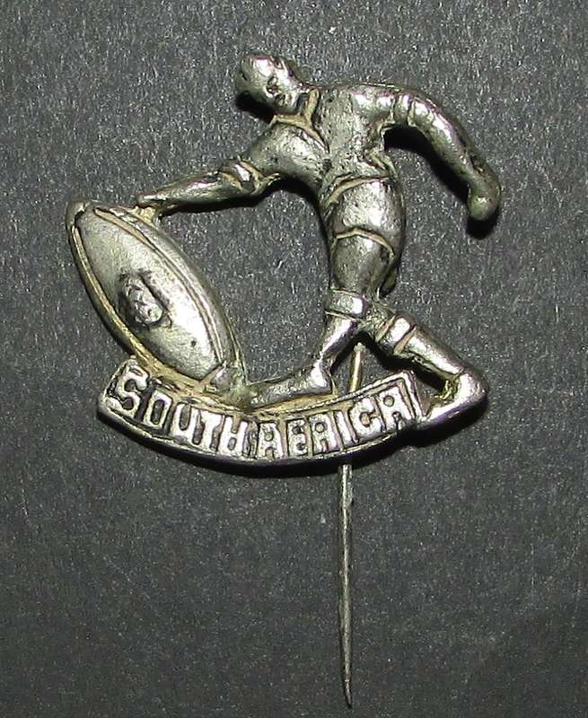 Vintage Springbok Rugby Stick Pin Badge