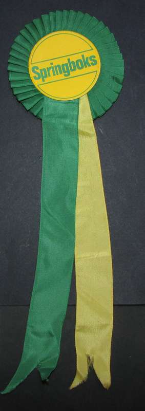 Vintage Springbok Rugby Award Ribbon