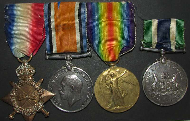 Snyman Family Group: World War One ( PJ Snyman 4DE O.B.S/C.B.S) Police Service (F) Const PJ Snyman