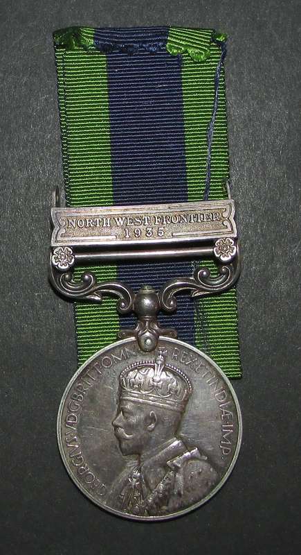 India General Service Medal 1908-1935 North West Frontier : F/LT G.E.Church