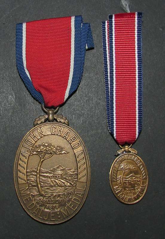 SADF - SADF - Full Size John Chard Medal with Miniature