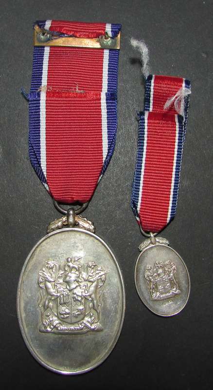 SADF - Full Size plus Miniature John Chard Decorations ( Silver )