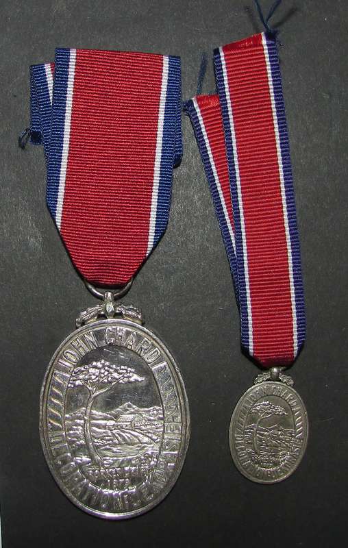 SADF - Full Size plus Miniature John Chard Decorations ( Silver )