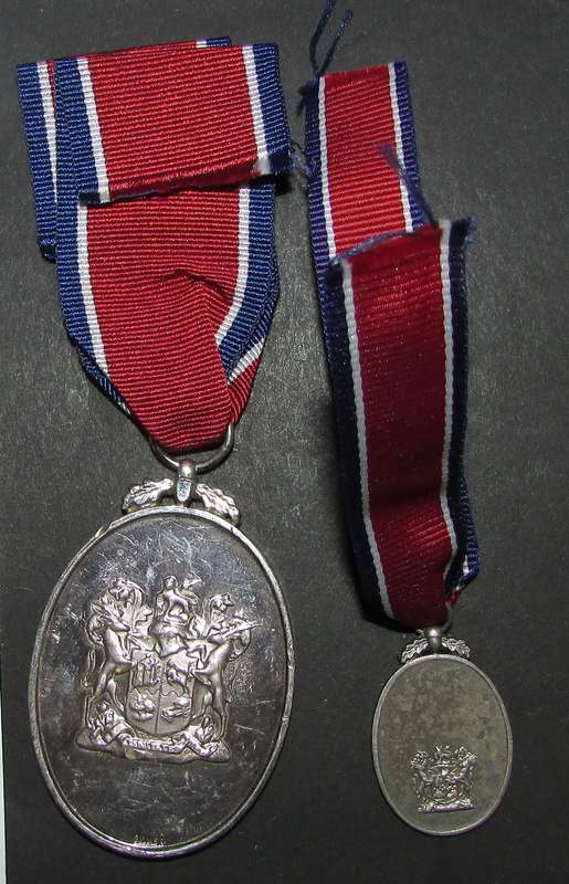 SADF - Full Size plus Miniature John Chard Decorations ( Silver )