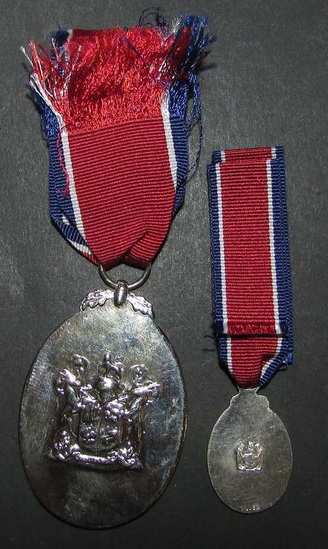 SADF - Full Size plus Miniature John Chard Decorations ( Silver )