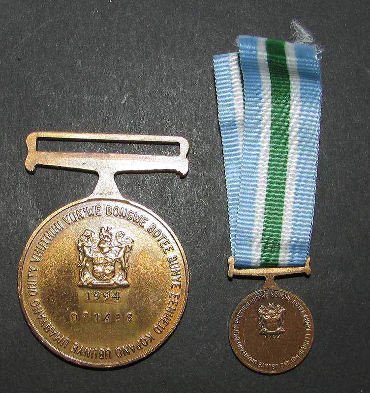 SADF - Full Size plus Miniature Unitas Medal