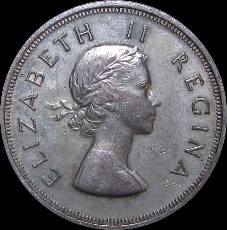Union of South Africa Silver 1958 Crown