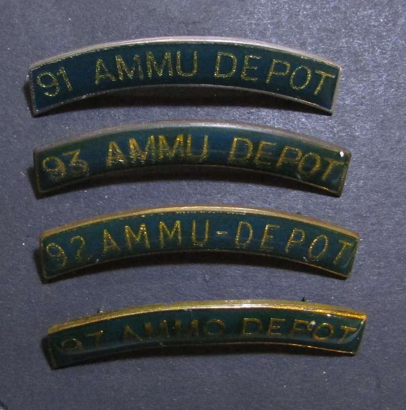 SADF - Ammo Depot Shoulder Title Lot