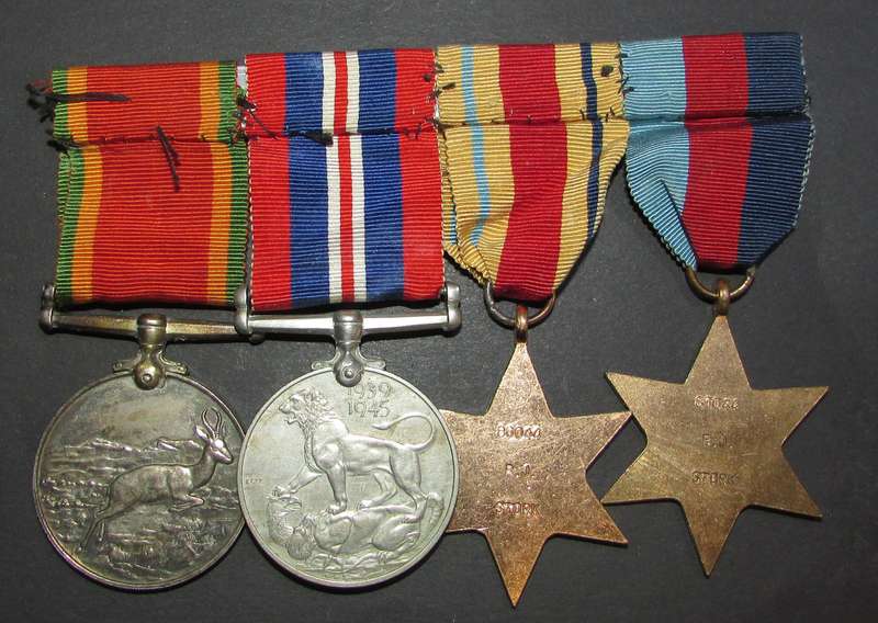 Full Size - World War Two 8th Army Group of 4: 80044 R.J.Stork