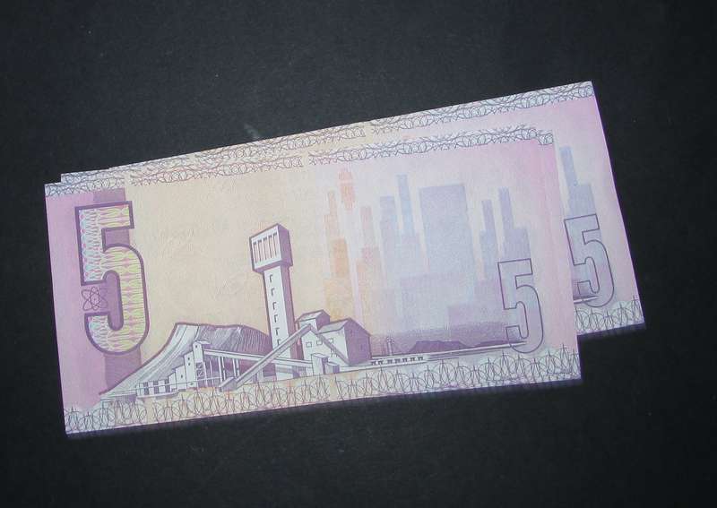 Republic of South African : CL Stals Five Rand Notes ( 3 Notes In Sequence )