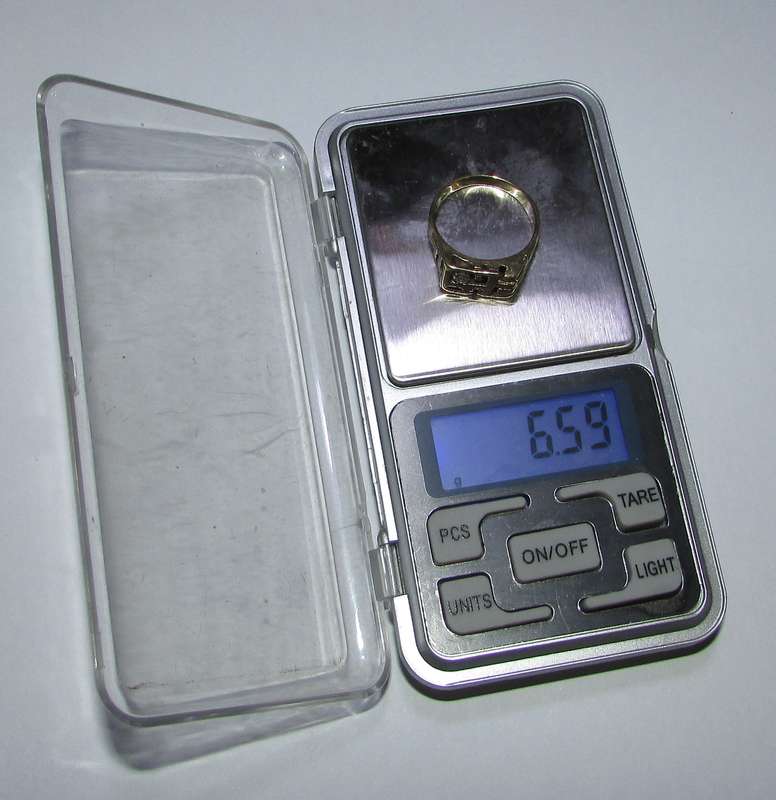 9CT Gold Mens Ring 6,59 Grams