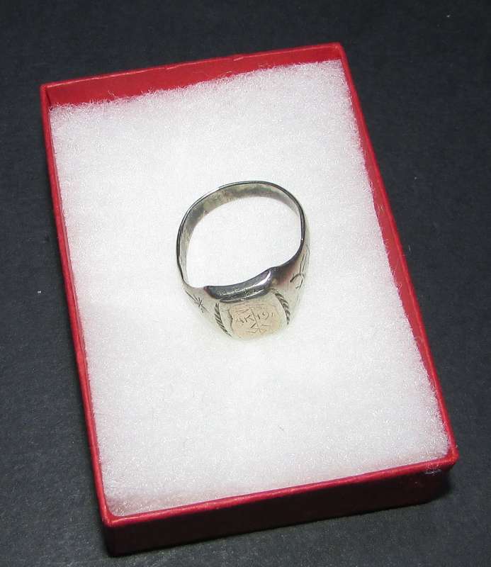 Vintage German World War Two Era Afrika Korps DAK Ring