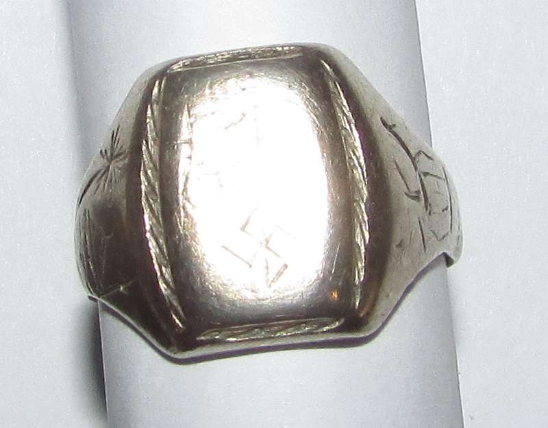 Vintage German World War Two Era Afrika Korps DAK Ring