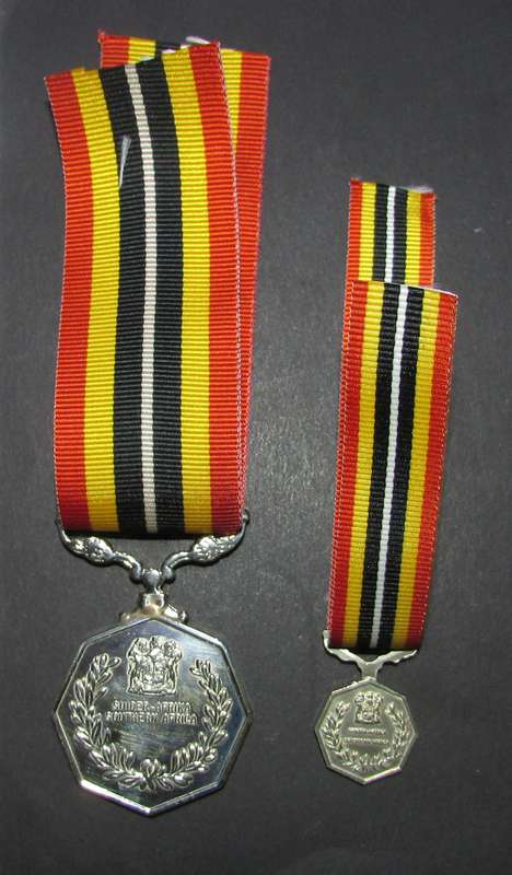 SADF - Full Size Southern Africa Medal with Miniature